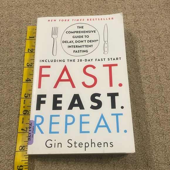 Book- Fast Feast Repeat gin stephens - Picture 1 of 2